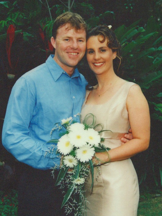 Photo of Lisa and Grahame at their wedding
